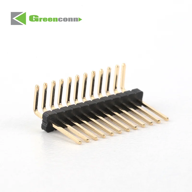 Greenconn 1.27mm Pitch SMD or Straight Environmentally Friendly and Gold-plated Pin Header Connector
