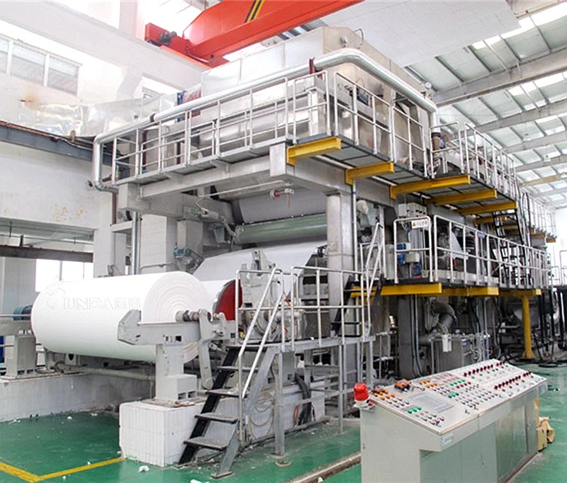 Virgin pulp or wood pulp toilet paper production machines to make toilet paper