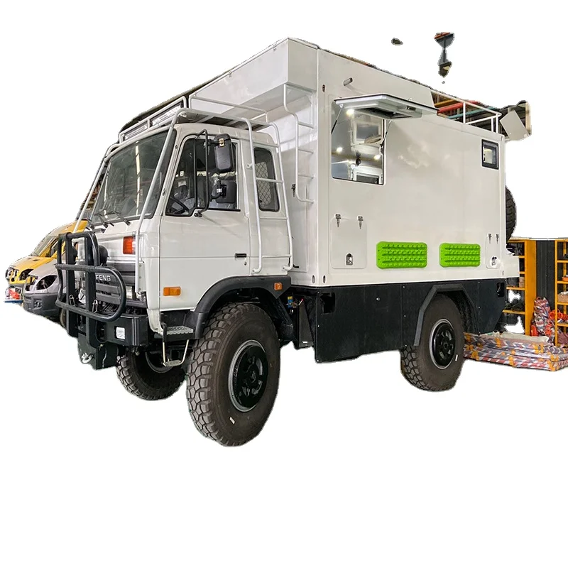 Manufacturer DONGFENG Desert 4x4 6x6 AWD Off Road Trucks 6x6 Off-road Touring Van Truck Desert Camper Truck Motor Home Vehicle