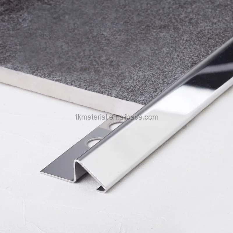 Modern Metal Corner Protectors Anti-Slip Strip Stair Nosing Trim Profiles Hotel Home Building Tile Edge Material Home Office