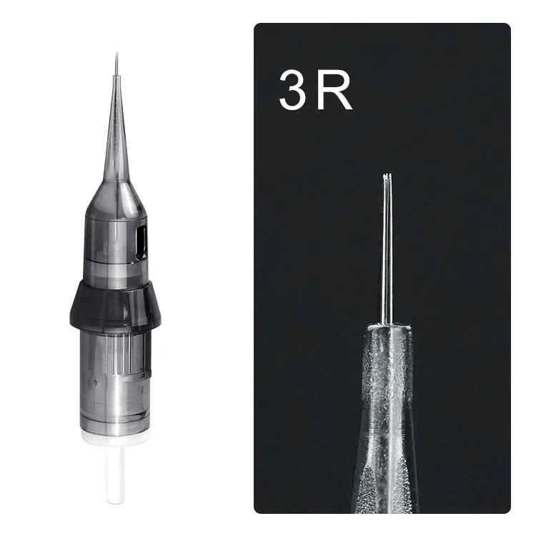 Professional Disposable Membrane Sterilized SPM tattoo Permanent Makeup Magnum Tattoo Needle Cartridge with long hair stroke