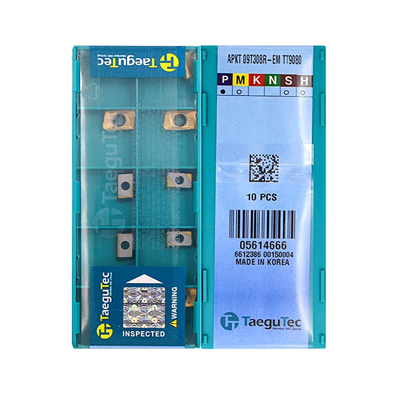 APKT09T308R-EM TT9080 100% Original Inserts Cnc Cutting Tools Tungsten Carbide Insert