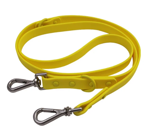 Pet Products Dog  Lead  Strong Heavy Duty Waterproof Rubber PVC Coated Fashion Dog Leash for Medium Large Dogs