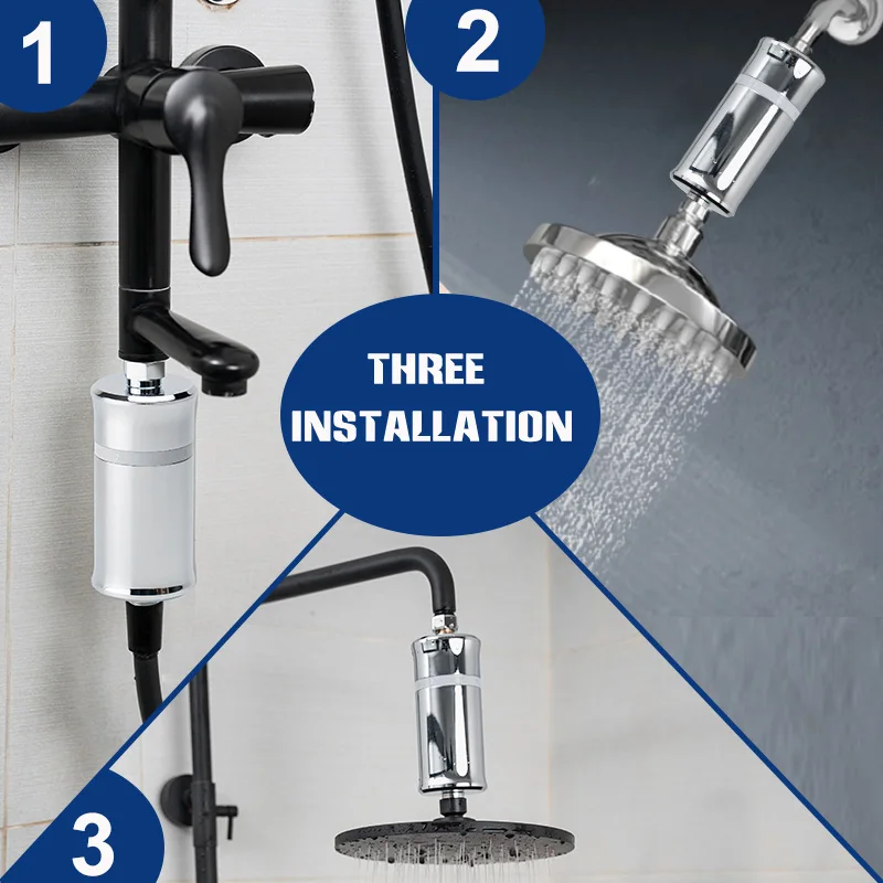 Universal Shower Filter Filtration Hard Water Vitamin C Ball Shower Filter
