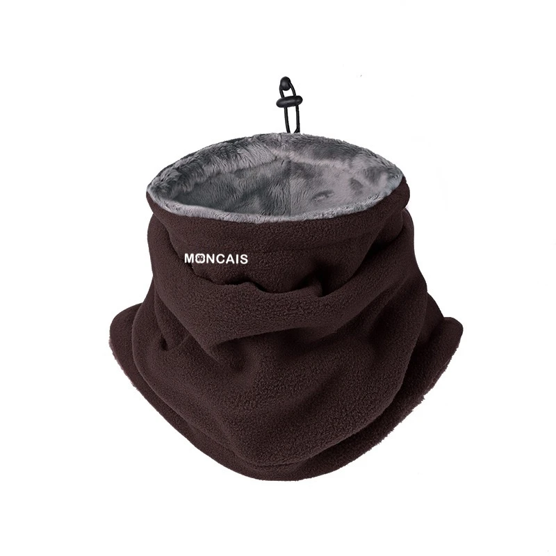 Winter Warmer Face Fleece Bandana Scarf Sports Skiing Tube Neck Gaiter Fleece Cover Thick Hiking Cycling Bandana for Men Women