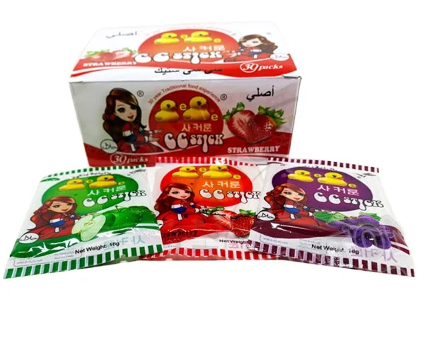 KOSHER CC STICK CANDY MINI STRAW CANDY GLUCOSE CANDY