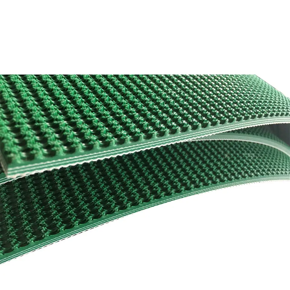 Grass Green Pattern PVC Conveyor Belt