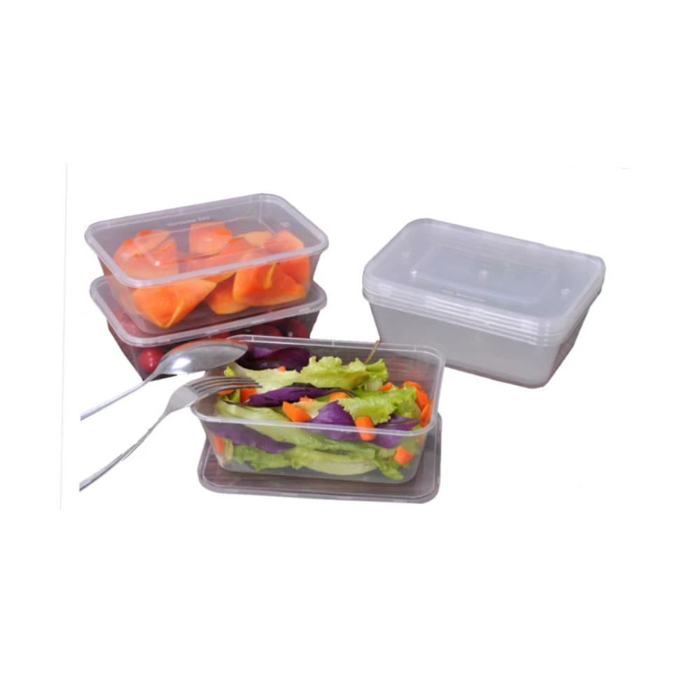 disposable plastic food container with lid plastic disposable snack food container