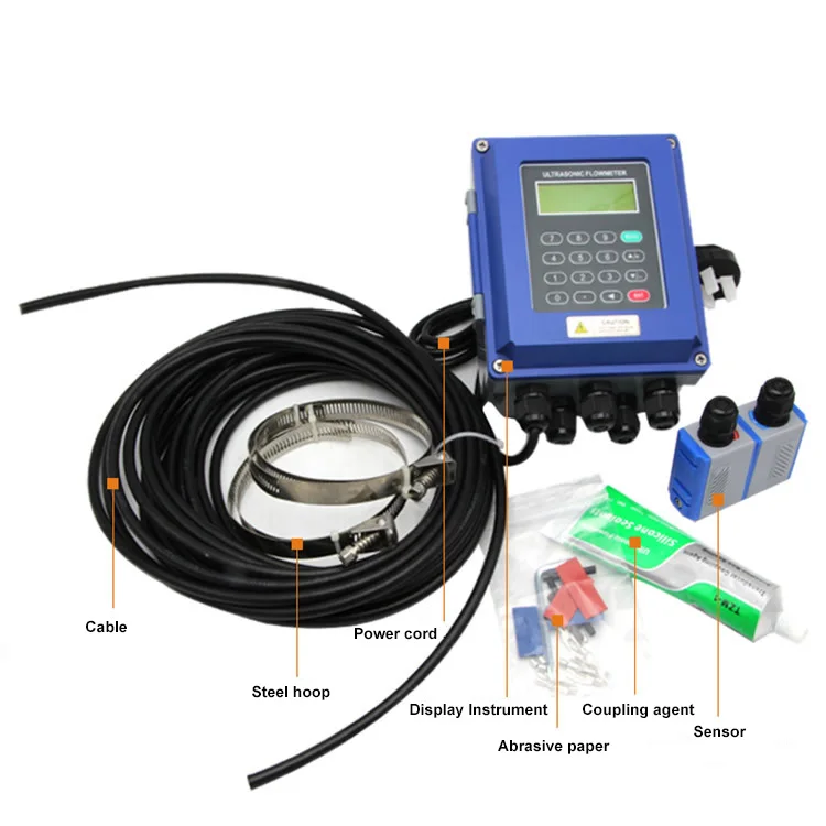 Wall-mounted ultrasonic flowmeter to use  ultrasonic flow sensor