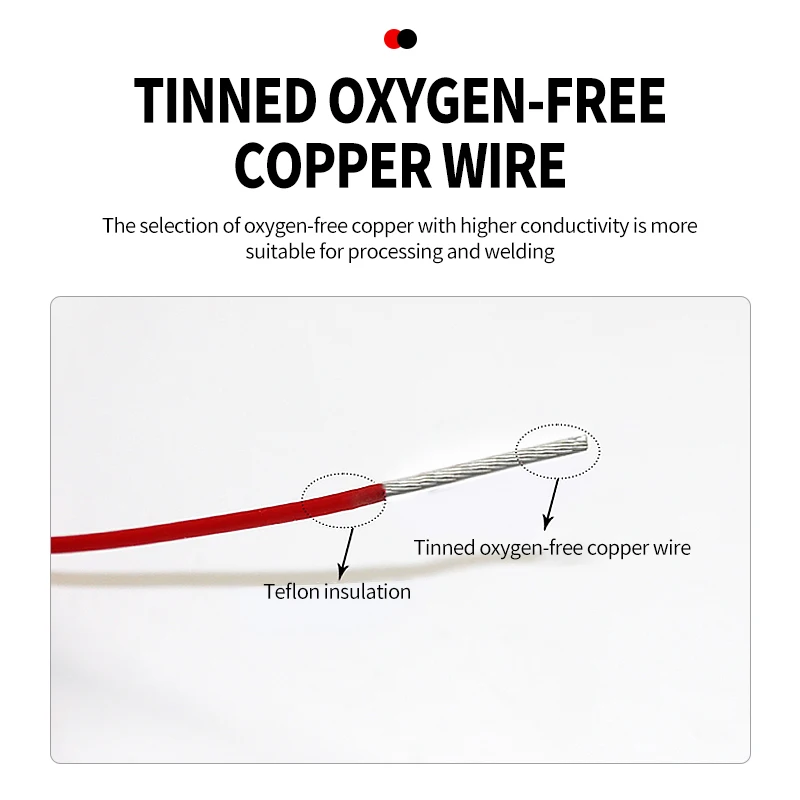 Shouweishen Ground Sense Detection Safety Oxygen-free Tinned Copper Wire Red Wire 0.5mm Ground Sense Coil for barrier gate