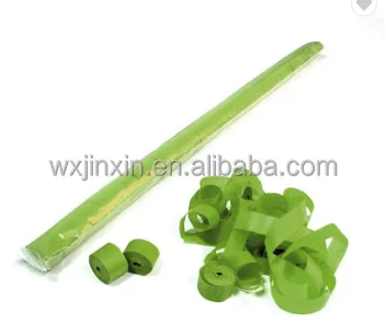 1,5X10M High quality Wholesale Promotional Music Audio Streamer Paper  Confetti for Confetti Gun