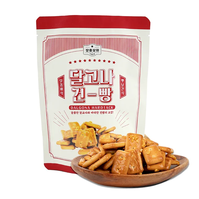 Low price wholesale Korean snack rice and wheat crispy traditional style with highland barley cereal snacks