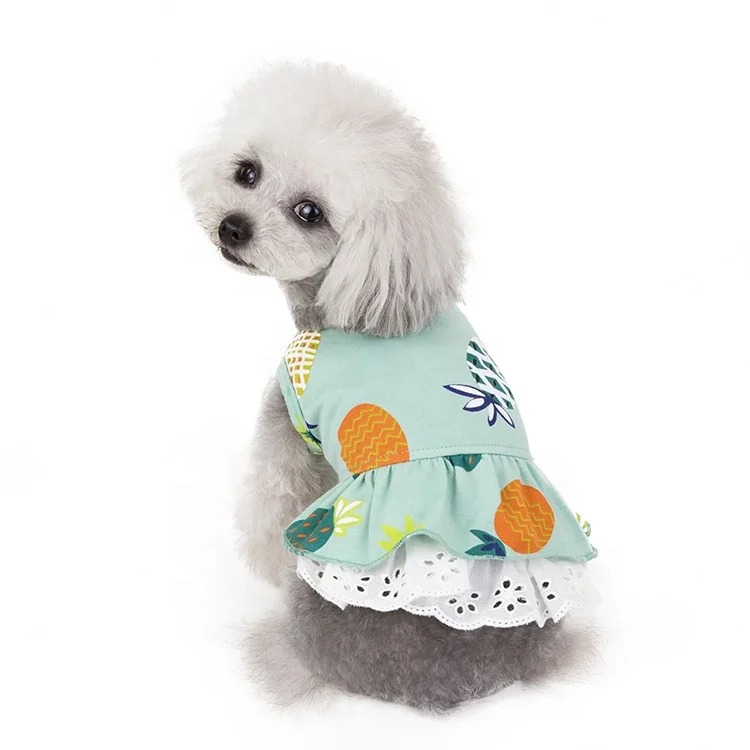 Hefei SY 2019 New Summer Pet Dresses Dogs lovable Skirts Dog clothes