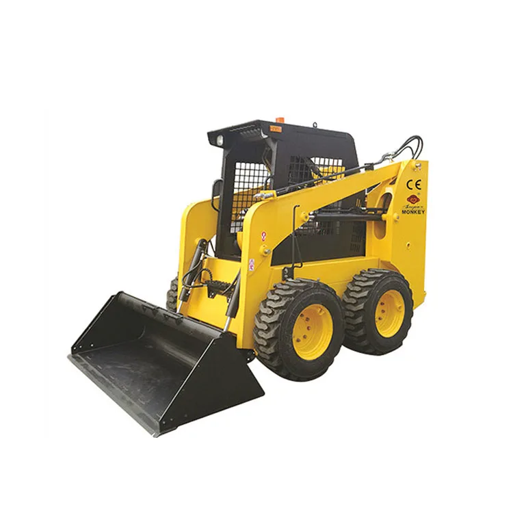 TS125 High Power Loader Crawler Skid Steer Loader With 0.6m3 Bucket