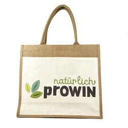 High-capacity thick and solid literary girl canvas bag custom logo eco cotton tote shopping bag with zipper and pocket