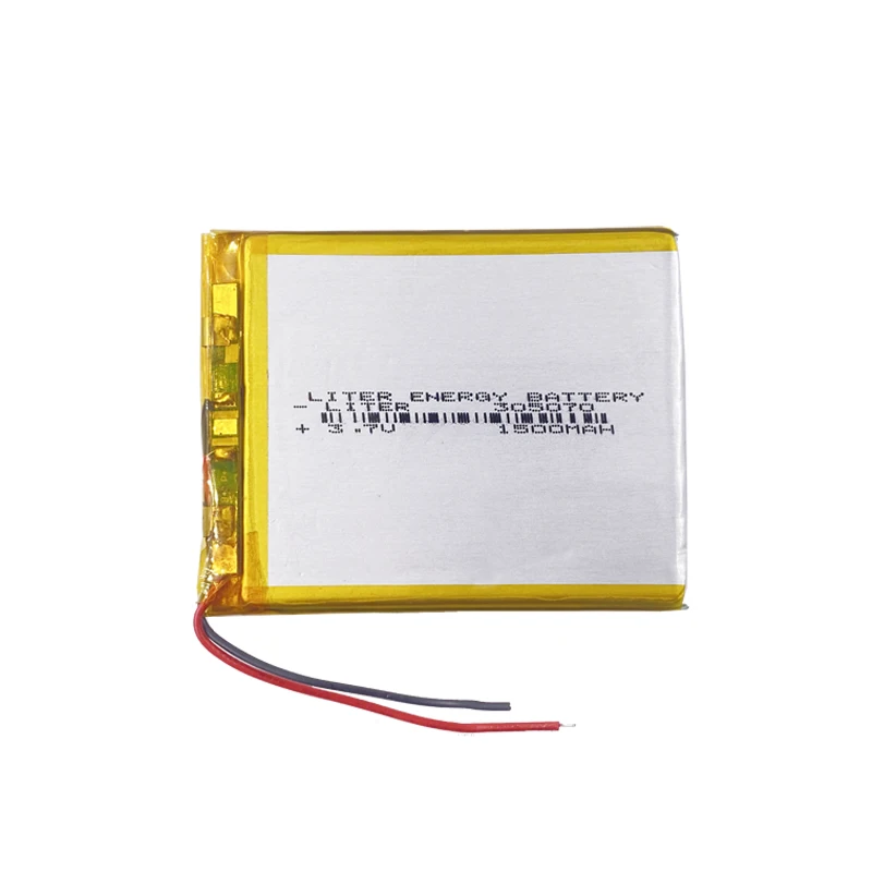 3.7V polymer li battery 305070 035070 lipo MP4 MP5 GPS Mobile DVD 1500MA li-po battery