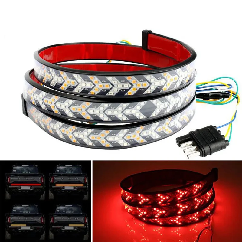 Controller Led Car Tail Light Strip Red Color 12v 24 v universal led strip truck tail lights