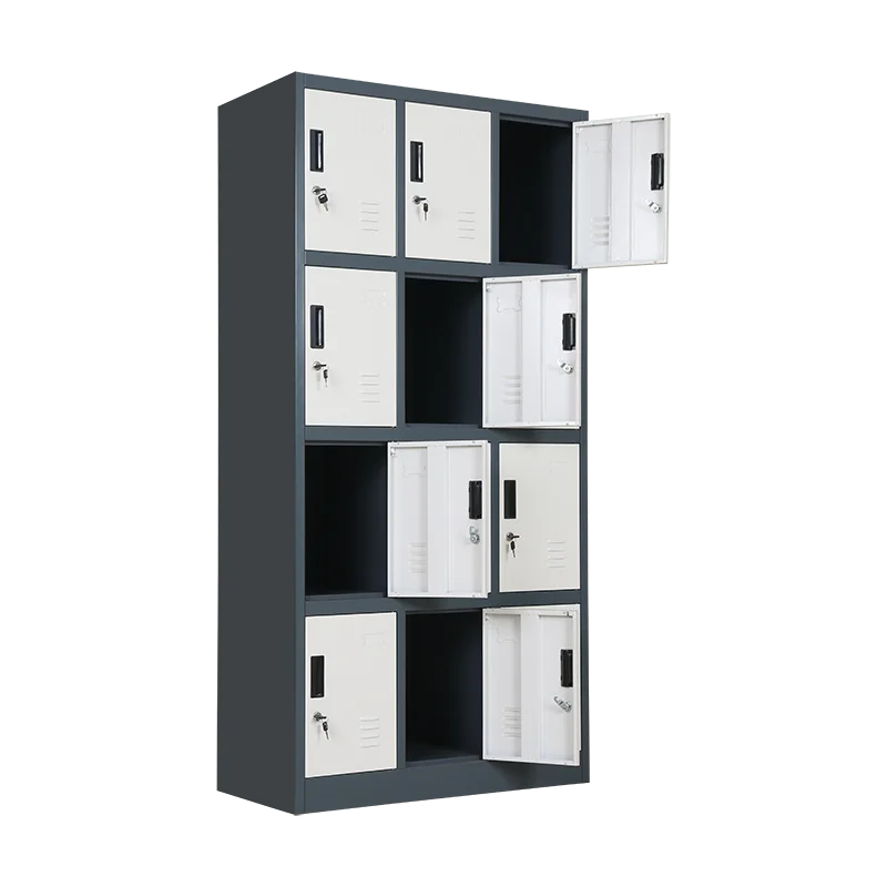 Detachable 12 doors metal wardrobe gym locker with high quality