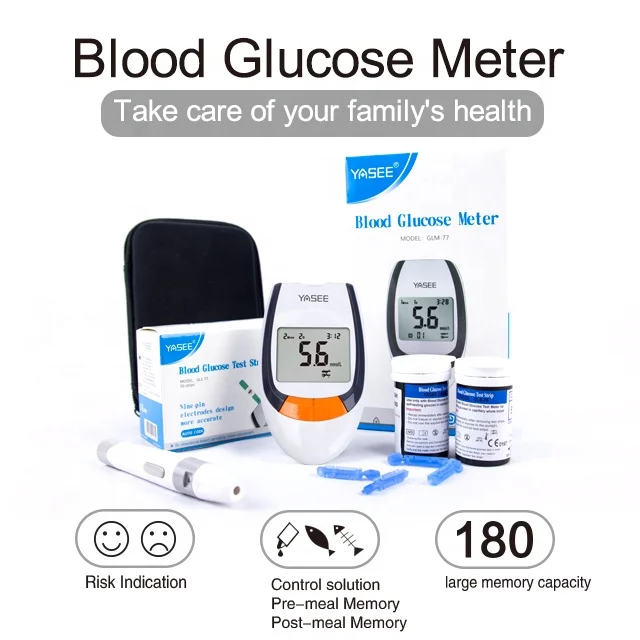 YASEE CE Approved Wholesale Glucometer Test Strips Electric Plastic Blood Testing Equipments Glucose Price 3 Years 5 Years 0.8ul