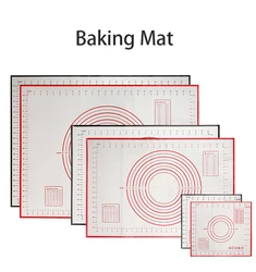 Custom kitchen pastry and baking tools non stick silicone macaron baking mat glass fiber pastry mat