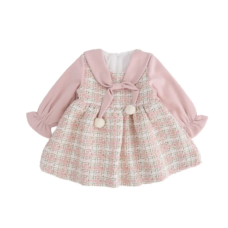 Baby Girl Clothes Children Clothes Girl Dresses 2021 New Spring And Autumn Pink Skirt Clothes Manufacturers