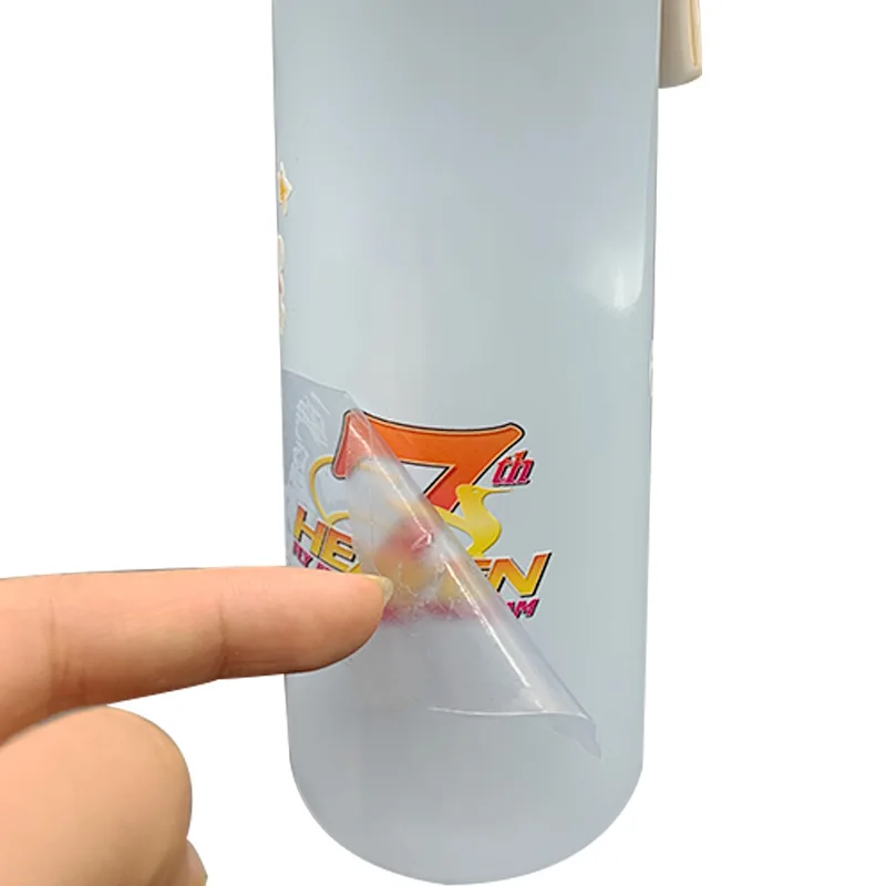 Custom Brand Car Sticker Decorative Sticker 3d Printing Vinyl Labels For Lipgloss Tubes Transparent Transfer Printing Sticker