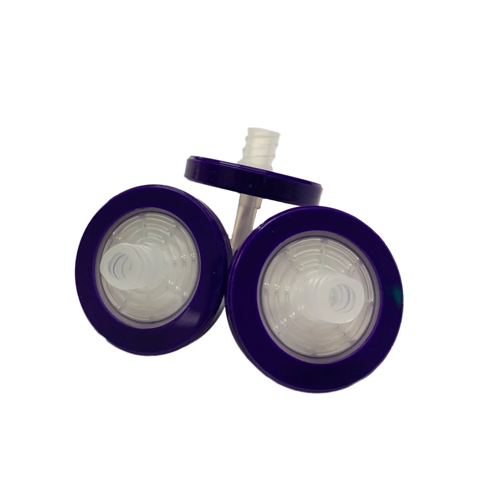 Nade Dia 25mm Pore Size 0.45um  PES Membrane High Porosity Disposable Laboratory Consumable Syringe Filter