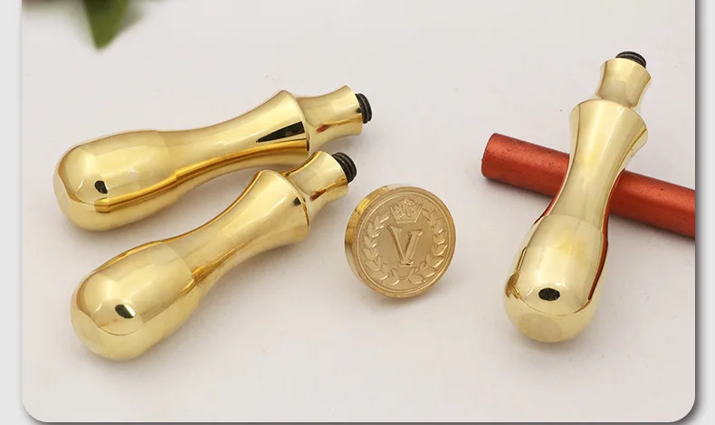 New Metal Copper Handle For Wax Seal Stamp resin handles for seal