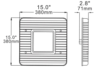 High performance and low cost led lights flat and drop lens options outdoor lights 60-150W canopy light