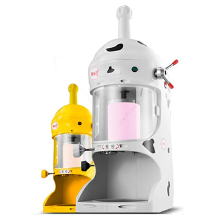 Semi-Automatic Snow Cone Machine Ice Shaver Machine Commercial  Electric Snowflake Ice Crushers Shavers