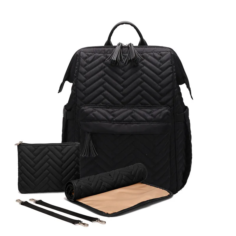 
2pcs/set 2020 New Fashion Nappy Bag Organizer Baby Diaper Bag Backpack For Mommy Diaper Bag Travel Luxury Back Pack 