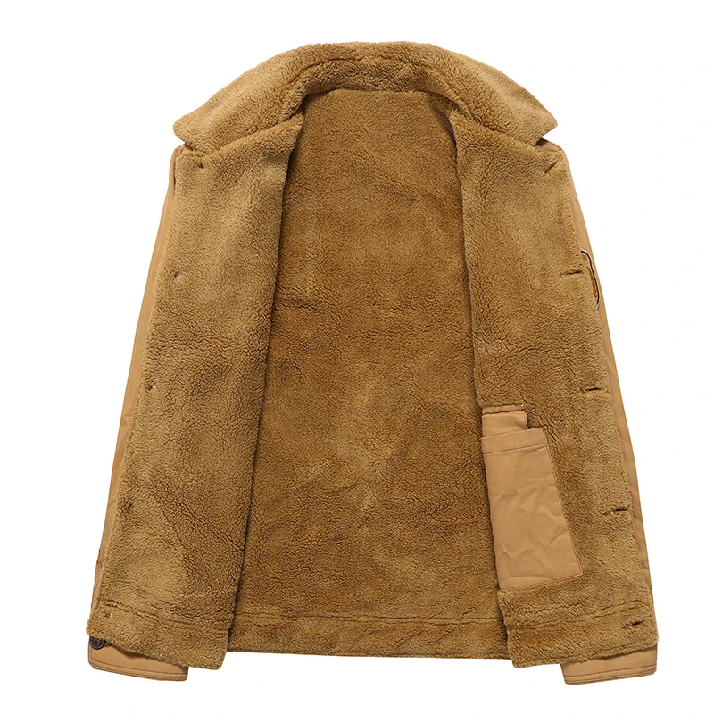 
Winter Casual Thick Military Jacket cahquetas Mens Fashion Coat 