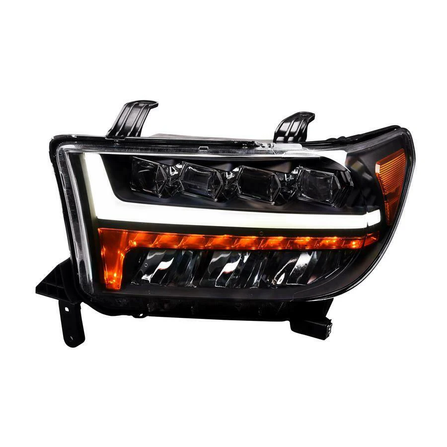 Auto Lamp Apply to  2007-2013 For Toyota Tundra Double Crew Cab 2008 2017 Sequoia Full LED Headlights