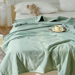 Wholesale Light Pink Grey queen comforter 100% cotton comforter sets summer comforter for queen size bed