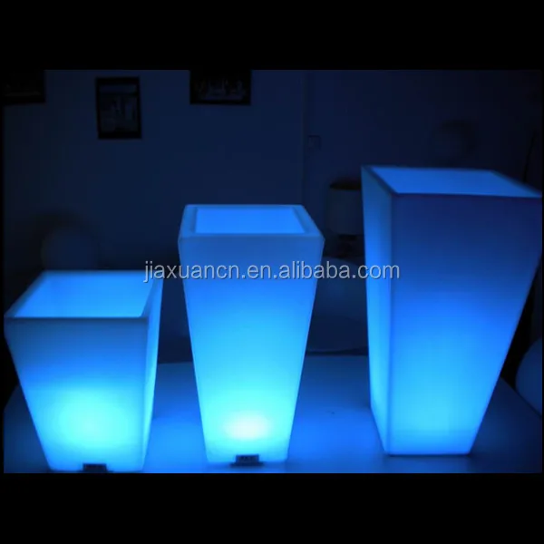
New design Led Outdoor Flower Pots,Garden Decorative Flowerpot,Modern Led Lighting Planter 