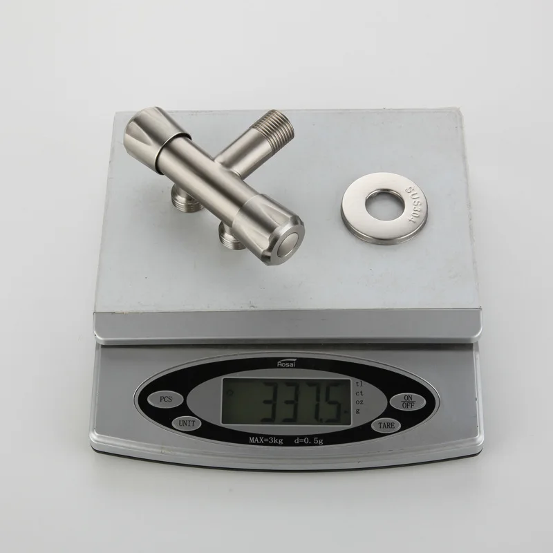 High Quality woman washer nozzle into two out of the toilet partner Bidet Sprayer Faucet Brass Brushed Gold