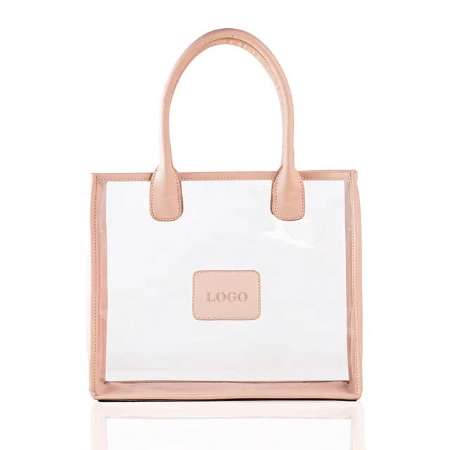 Customized women travel leather cosmetic bag tote make up case for ladies