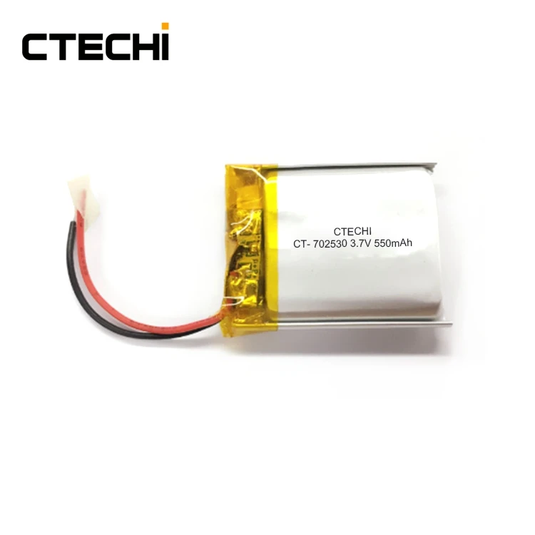 CTECHI 3.7V 500mAh Rechargeable Li-ion Polymer Battery For headset speaker mouse  702530