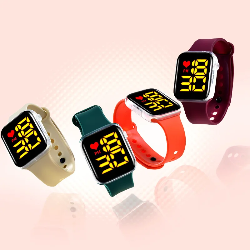 Fashion Men LED Digital Wrist Watches for Men Women Sports Army black Silicone Watch Electronic Clock Hodinky Reloj Hombre