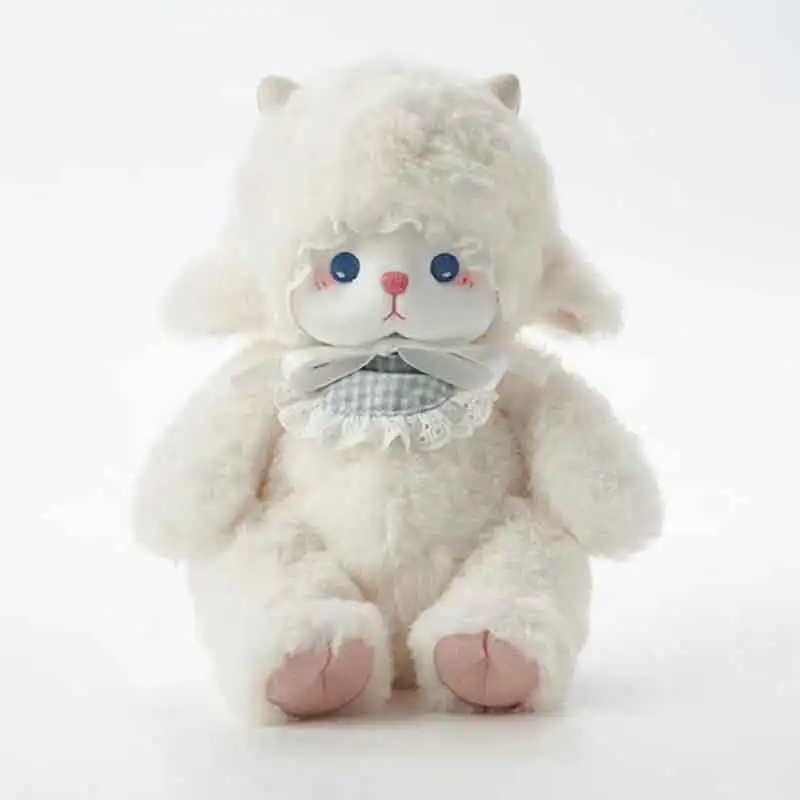 2024 Hot Selling Popular Designs White Sheep Plush Toys Stuffed Animal Toys Customized Cartoon Lamb For Office