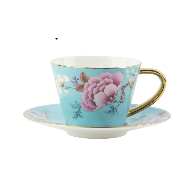 Durable Using Low Price Customized Bone China Teacup Ceramic Saucer Set