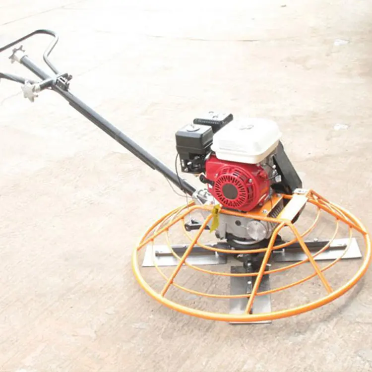 4 Blades Concrete Small Power Trowel Machine Concrete Helicopter Gasoline Engine Concrete Trowel