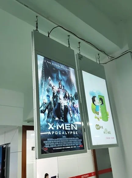 Commercial Display TV Vertical Double Sided Indoor Advertising LCD Display Screen Hanging Ceiling