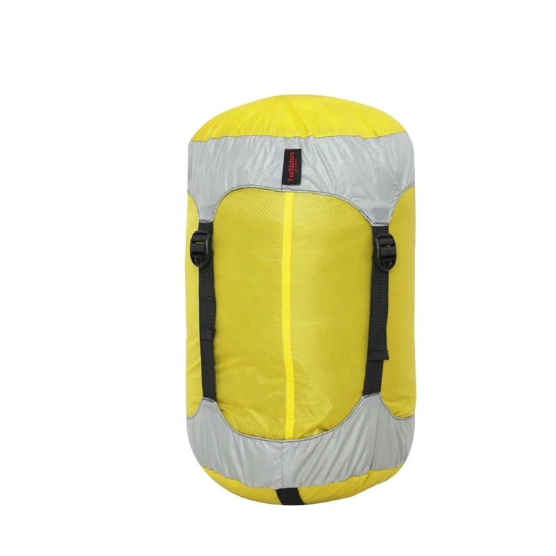 Customized Logo Printing Waterproof Ultralight 20D Nylon Compression Bags for Sleeping Bag