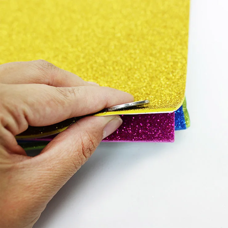Ever Bright wholesale Escarchado cartulina 50 por 70 paper glitter eva foam sheet for kids