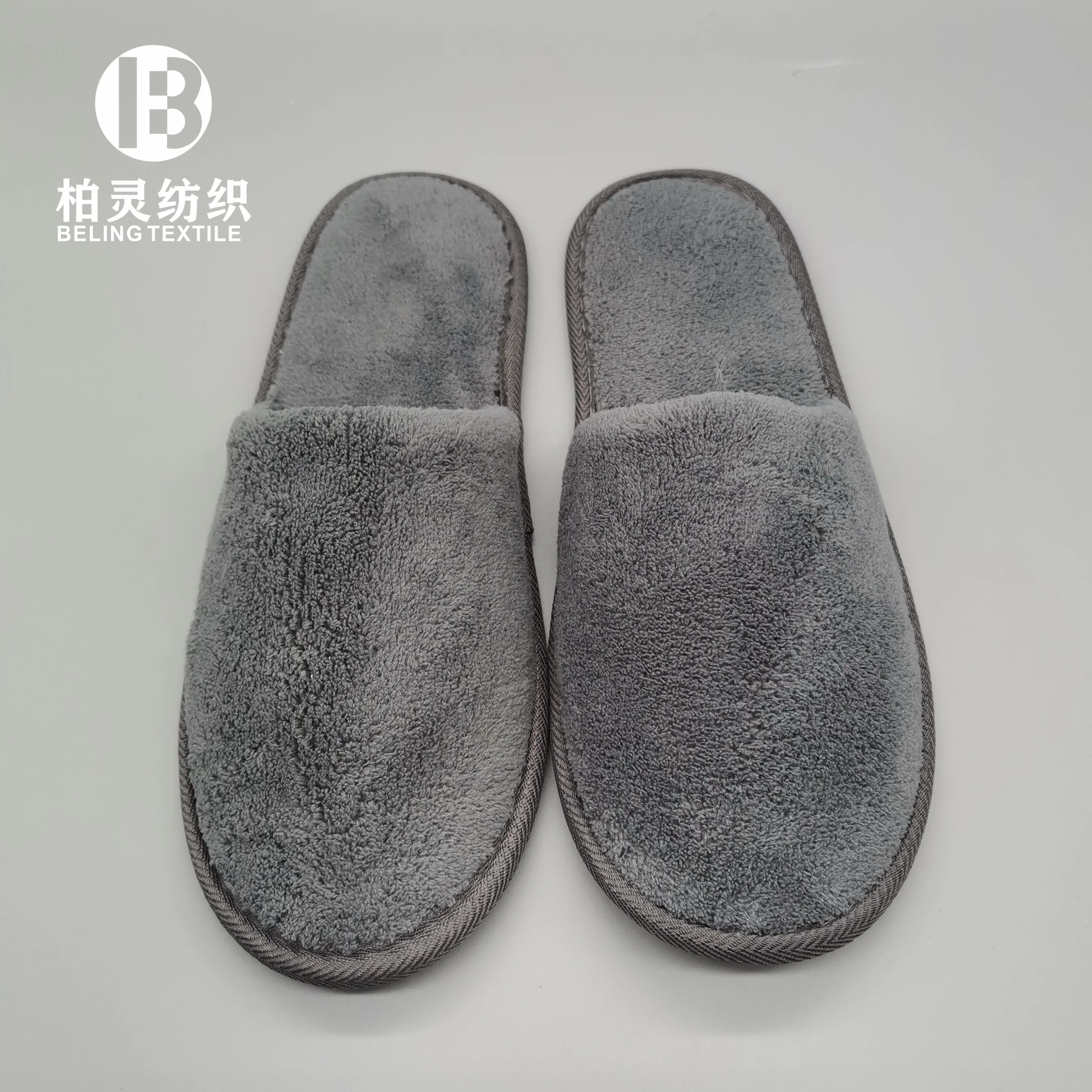 
Micro coral fleece indoor slippers,manufacturer wholesale disposable anti custom slipper 
