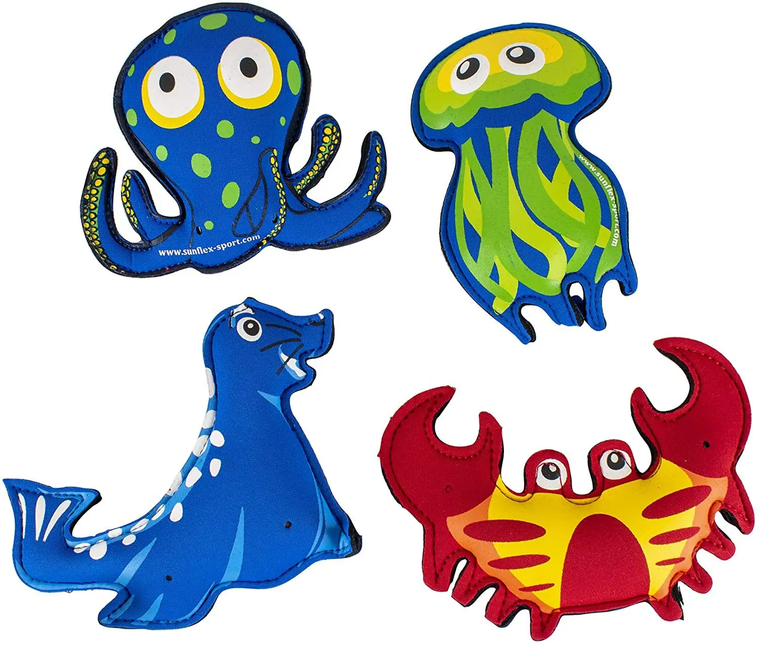 Wholesale Water Swim Toy Set Animal Shaped Neoprene Pool Swimming Beach Toys Kids