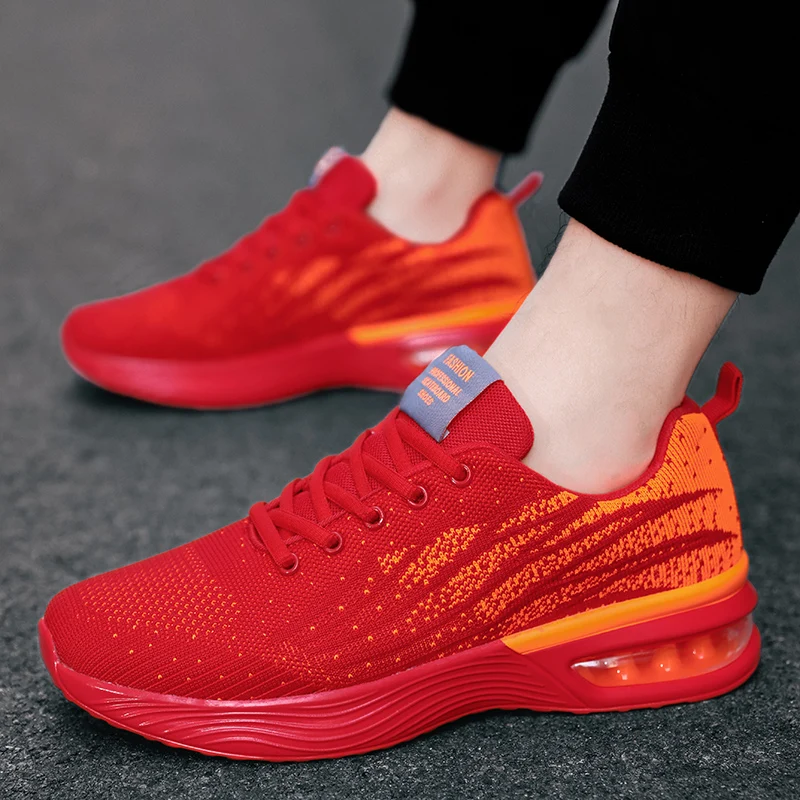 Red Bottoms for Men Shoes Custom Sport Custom Branding Running Sneakers Manufacturer OEM Low MOQ