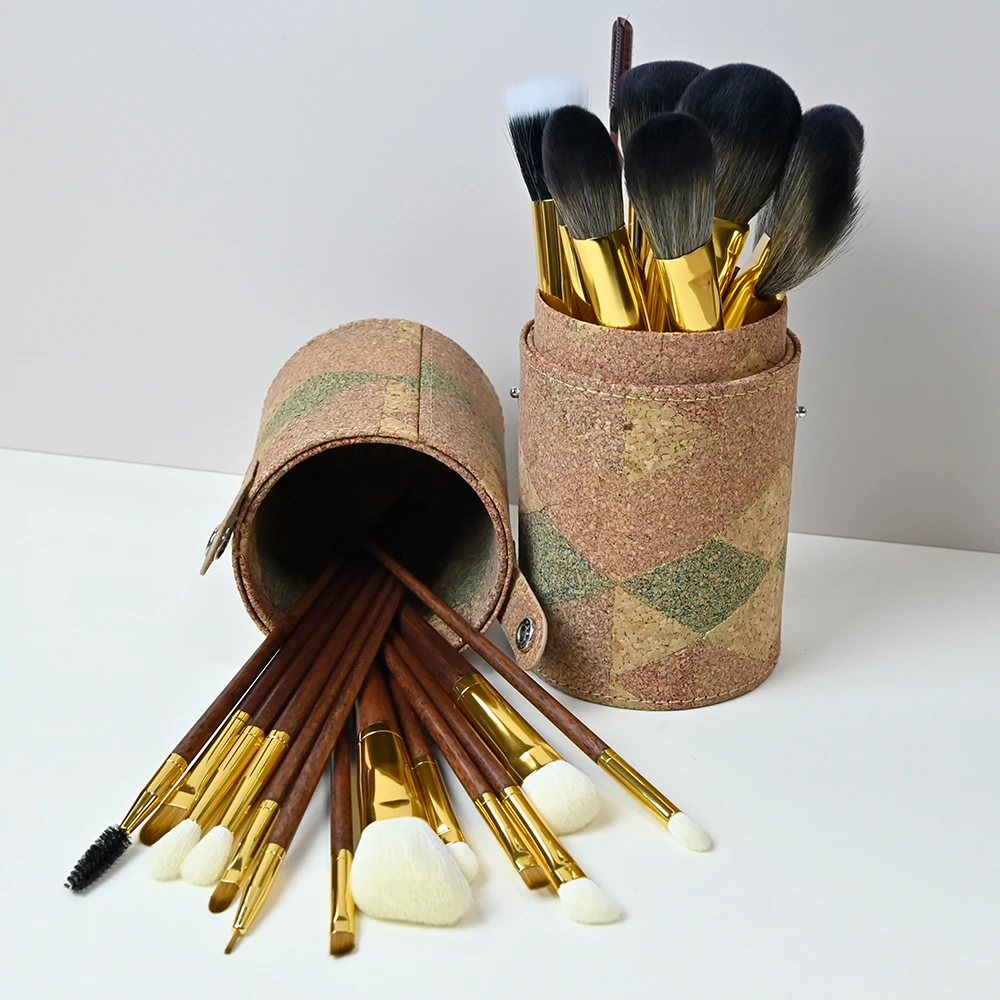 Brush Makeup Synthetic Private Label Professional Make up Brush Set Cosmetic Tools Soft Customized Hair Wood LOGO