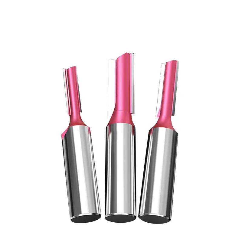 Tideway TCT 2 Flutes Slotting Cutting Tools Straight Plunge Router Bit CNC Milling Cutter for Woodworking